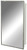 Zenith 105 Medicine Cabinet, 16-1/8 in OAW, 4-1/2 in OAD, 26-1/8 in OAH, Plastic/Stainless Steel, 2-Shelf [SKU: ORG9143181]