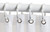 Zenna Home H20WW Shower Curtain/Liner, 72 in L, 70 in W, Polyester, White [SKU: ORG6777346]