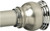 Zenithen 663ALNS Adjustable Tension Shower Rod, 72 in OAL, 1 in Dia, Aluminum, Chrome/Satin Nickel [SKU: ORG6777304]