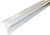 M-D 69962 Astragal Weatherstrip with Vinyl Insert, 3/4 in W, 7/8 in Thick, 84 in L, Aluminum, White [SKU: ORG7251929]