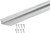 M-D 70318 Cove Moulding with Nail, Aluminum, Silver [SKU: ORG1920586]