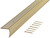 M-D 79020 Stair Edging, 36 in L, 1.28 in W, Aluminum, Satin Brass [SKU: ORG4444444]