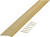 M-D 79244 Carpet Trim, 36 in L, 2 in W, Fluted Surface, Aluminum, Satin Brass [SKU: ORG5790423]