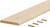 M-D 85613 Seam Binder, 36.13 in L, 3 in W, Smooth Surface, Oak Wood, Unfinished [SKU: ORG2599355]