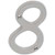 Schlage SC2-3086-619 House Number, Character: 8, 4 in H Character, Nickel Character, Solid Brass [SKU: ORG7813926]