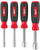 Milwaukee 48-22-2404 Nut Driver Set, 4-Piece, Steel, Chrome [SKU: ORG1389204]