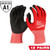 Milwaukee 48-22-8922B Breathable Insulated Winter Dipped Gloves, Men's, L, 4.09 in L, Elasticated Knit Cuff, Red [SKU: ORG1389634]