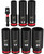 Milwaukee SHOCKWAVE Impact Duty Series 49-66-7021 Socket Set, Steel, Specifications: 3/8 in Drive [SKU: ORG1390418]
