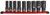 Milwaukee SHOCKWAVE Impact Duty Series 49-66-7022 Socket Set, Steel, Specifications: 1/2 in Drive [SKU: ORG1390442]