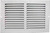 ProSource 1RA1006 Air Return Grille, 10 in L x 6 in W, White [SKU: ORG2808079]