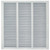 ProSource 1RA1818 Air Return Grille, 18 in L x 18 in W, White [SKU: ORG2900314]