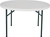 Simple Spaces BT048X001A Folding Table, 48 in OAW, 48 in OAD, 29-1/4 in OAH, Steel Frame, Polyethylene Tabletop [SKU: ORG1688696]