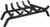 Simple Spaces LTFG-W23-X 23'' Fireplace Grate, 5-Bar, Steel/Wrought Iron [SKU: ORG3991528]