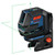 Bosch GCL100-40G Cross Line Laser Level, 165 ft, +/-1/8 in at 30 ft Accuracy, 2-Beam, 2-Line, Green Laser [SKU: ORG7416522]
