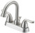 Boston Harbor TQ-5111080NP Lavatory Faucet, 1.2 gpm, 2-Faucet Handle, 3-Faucet Hole, Metal/Plastic, Brushed Nickel [SKU: ORG1492578]
