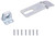 ProSource LR-121-BC3L-PS Safety Hasp, 3-1/2 in L, 3-1/2 in W, Steel, Zinc, 7/16 in Dia Shackle, Fixed Staple [SKU: ORG1462415]
