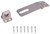 ProSource LR-131-BC3L-PS Safety Hasp, 3-1/2 in L, 3-1/2 in W, Steel, Galvanized, 7/16 in Dia Shackle, Fixed Staple [SKU: ORG1473552]
