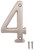 ProSource N-Z044SN-PS House Number, Character: 4, 4 in H Character, 2.28 in W Character [SKU: ORG2184620]