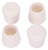 ProSource FE-50644-PS Furniture Leg Tip, Round, Rubber, White, 7/8 in Dia, 1-3/8 in H [SKU: ORG3521309]