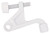 Prosource H6810017W-PS Heavy-Duty Hinge Pin Door Stop, 2-3/4 in Projection, Die-Cast Zinc & Plastic, White [SKU: ORG4329728]
