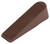 Prosource FE-50924-PS Door Stop, 1 in W x 4 in L x-1/4 in H Projection, Rubber, Brown [SKU: ORG4678769]