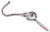 ProSource LR-404S-PS Hammock Hook, 1-1/4 in Opening, Stainless Steel, Silver, Stainless Steel [SKU: ORG5963368]