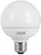 Feit Electric G2560/10KLED/3 LED Lamp, Globe, G25 Lamp, 60 W Equivalent, E26 Lamp Base, White, Warm White Light [SKU: ORG3405040]