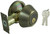 ProSource Deadbolt, 3 Grade, Antique Brass, 2-3/8 to 2-3/4 in Backset, KW1 Keyway [SKU: ORG7001100]