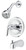Boston Harbor TQ-F1214517CP Tub/Shower, Fixed Mount Showerhead, 1.75 gpm Showerhead, 1 Spray Settings, 1-Handle [SKU: ORG1747401]