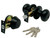 ProSource Combo Knob Lockset, Pack, Matte Black [SKU: ORG7420722]