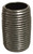 ProSource Pipe Nipple, 3/8 in, Male, Steel, SCH 40 Schedule [SKU: ORG6124960]