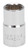 Vulcan MT6515738 Drive Socket, 9/16 in Socket, 1/2 in Drive, 12-Point, Chrome Vanadium Steel, Chrome [SKU: ORG6042154]