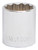 Vulcan MT6534184 Drive Socket, 30 mm Socket, 1/2 in Drive, 12-Point, Chrome Vanadium Steel, Chrome [SKU: ORG6398382]
