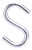 ProSource LR370 S-Hook, 30 lb Working Load, 0.169 in Dia Wire, Steel, Zinc [SKU: ORG5179577]