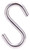 ProSource LR380 S-Hook, 158 lb Working Load, 19/64 in Dia Wire, Stainless Steel, Stainless Steel [SKU: ORG2244242]