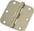 ProSource 20347US4 Door Hinge, Steel, Satin Brass, Loose Pin, 180 deg Range of Motion, Screw Mounting [SKU: ORG4530523]