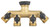 Landscapers Select GB9114A Faucet Manifold, 3/4 in Female, 4-Port/Way, Brass [SKU: ORG1590611]