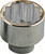 Vulcan MT-SM6022 Drive Socket, 22 mm Socket, 3/4 in Drive, 12-Point, Chrome Vanadium Steel, Chrome [SKU: ORG2328524]