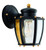 Boston Harbor HV-66961-BK Outdoor Wall Lantern, 120 V, 60 W, Steel Fixture, Black Fixture [SKU: ORG6750764]