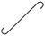 Landscapers Select GB0123L Extender S-Hook, 12 in H, Steel, Black, Hanging Mounting [SKU: ORG4796157]