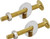ProSource Bolt Set, Steel, Brass, For: Use to Attach Toilet to Flange [SKU: ORG2020089]