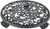 Landscapers Select W52890-3L Planter Dolly, 10.5 OAL, 10.5 in OAW, 2-7/8 in OAH, 1 -Shelf, Iron Shelf, Black Shelf [SKU: ORG2858942]