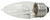 Sylvania 13654 Incandescent Lamp, 25 W, B10 Lamp, Medium Lamp Base, 180 Lumens, 2850 K Color Temp, 1500 hr Average Life [SKU: ORG9874785]