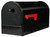Gibraltar Mailboxes OM160B01 Mailbox, 1475 cu-in Capacity, Steel, Powdered, 8-1/2 in W, 23.7 in D, 10.6 in H, Black [SKU: ORG7568546]