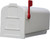 Gibraltar Mailboxes Parson Series PL10W0201 Rural Mailbox, 875 cu-in Capacity, Plastic, 7.9 in W, 19.4 in D, 9.6 in H [SKU: ORG0738765]