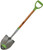 AMES 2535800 Digging Shovel, 8-3/4 in W Blade, Steel Blade, Hardwood Handle, D-Shaped Handle, 36-3/4 in L Handle [SKU: ORG7005796]