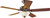 Hunter 53057/22459 Ceiling Fan, 5-Blade, Medium Oak/Walnut Blade, 52 in Sweep, 3-Speed, With Lights: Yes [SKU: ORG3890175]