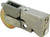 Prime-Line D 1533 Roller Assembly, 1-1/2 in Dia Roller, 5/16 in W Roller, Steel, 1-Roller, Plain Back Mounting [SKU: ORG0474296]