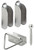 Prime-Line 018-4663 Screen Hanger and Latch, Aluminum, Mill [SKU: ORG7134166]