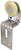 Prime-Line N 6513 Roller Assembly, 1 in Dia Roller, 1/4 in W Roller, Nylon/Steel, Silver, 1-Roller, 35 lb [SKU: ORG7223399]